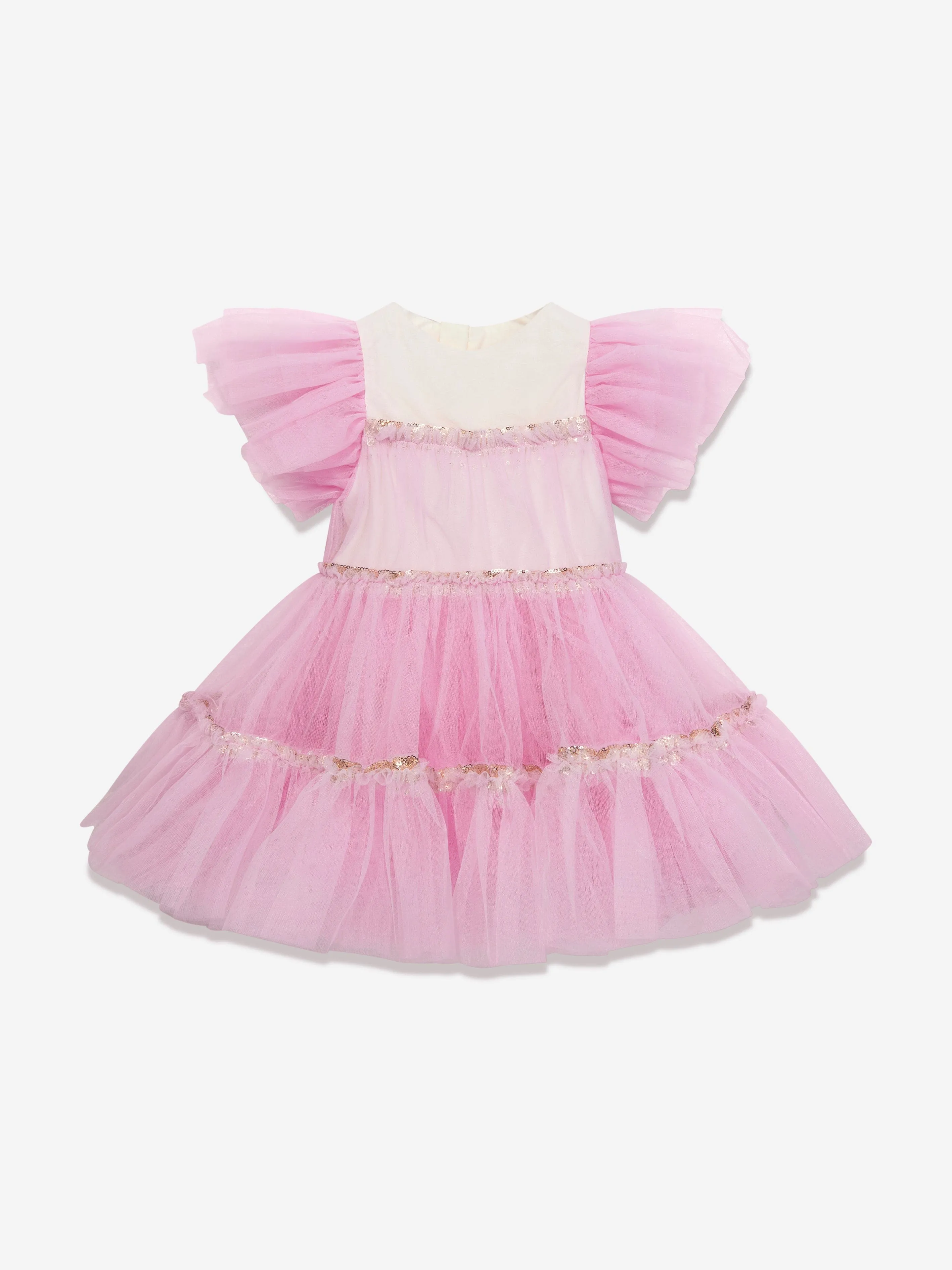 Billieblush Girls Tulle Dress in Pink