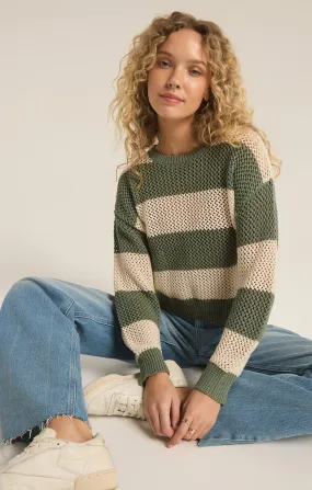 Broadbeach Stripe Cropped Sweater