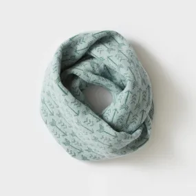 Circle Scarf "Arrow" in Haar & Willow by Hilary Grant