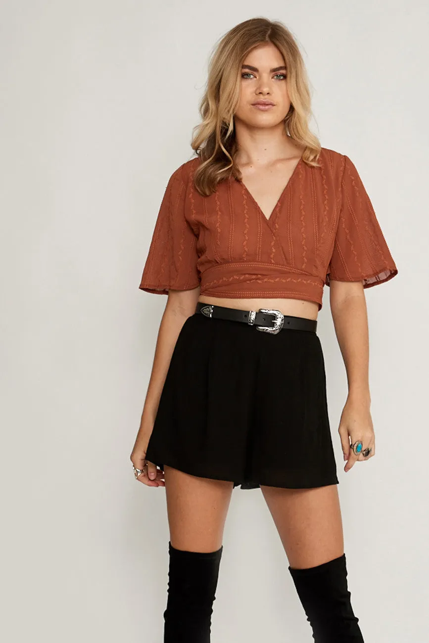 Desert Flower Crop Top