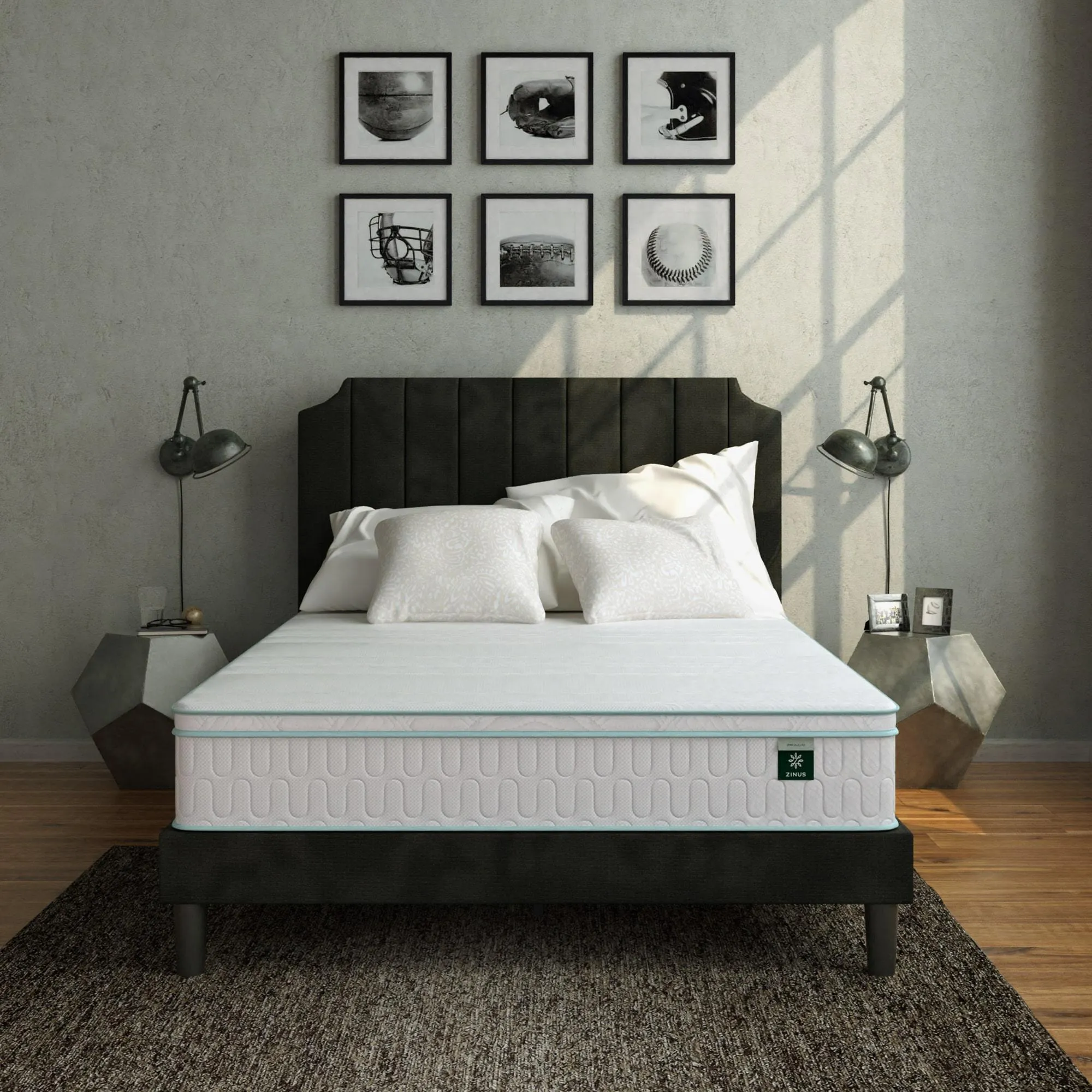 Euro Top Memory Foam Spring Hybrid King Mattress