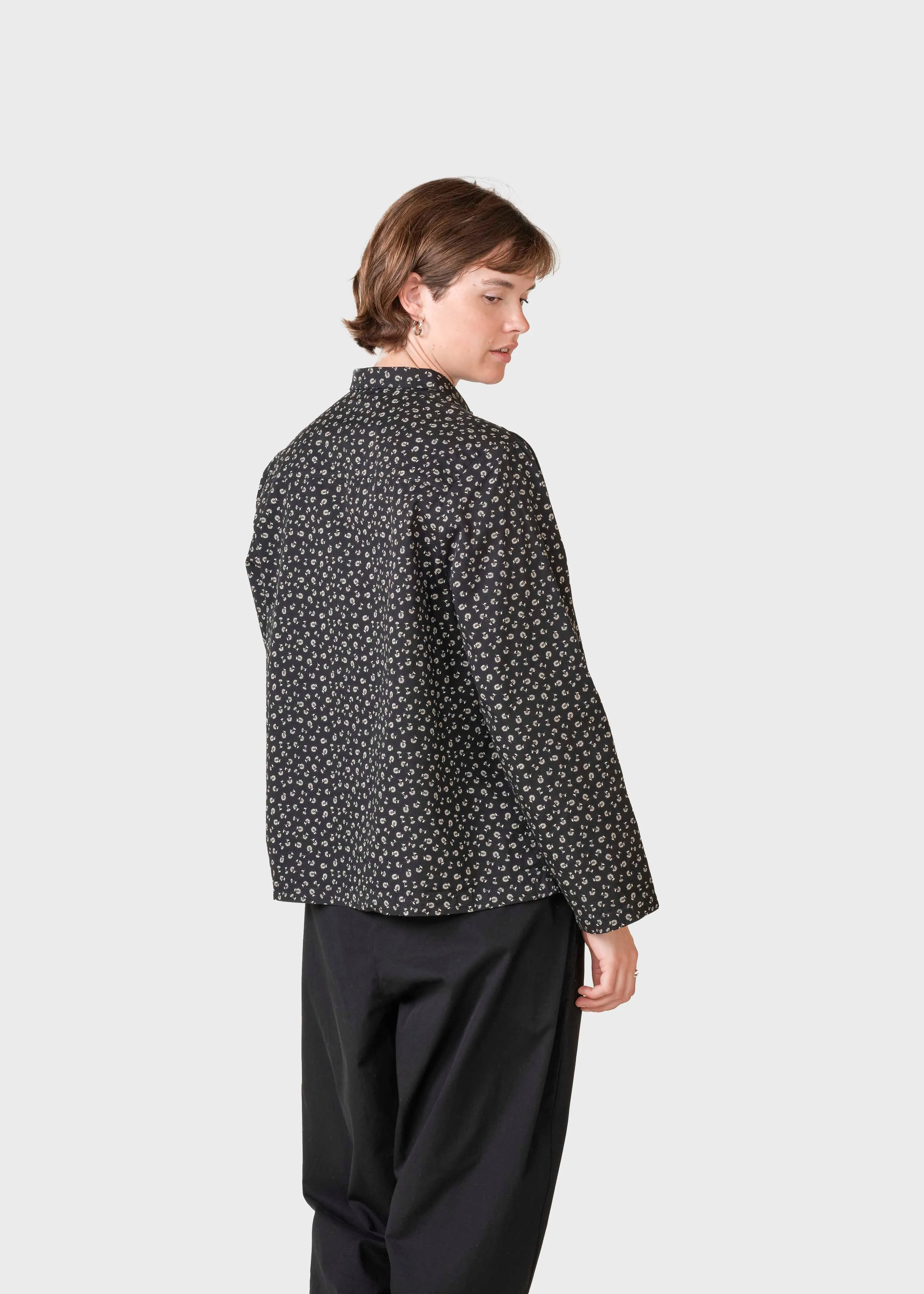 Gitte shirt - Black/pastel sand