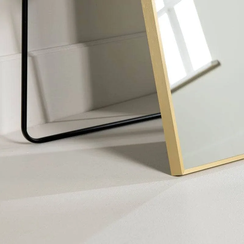 Gold Arch Top Mirror - 60 x 180cm