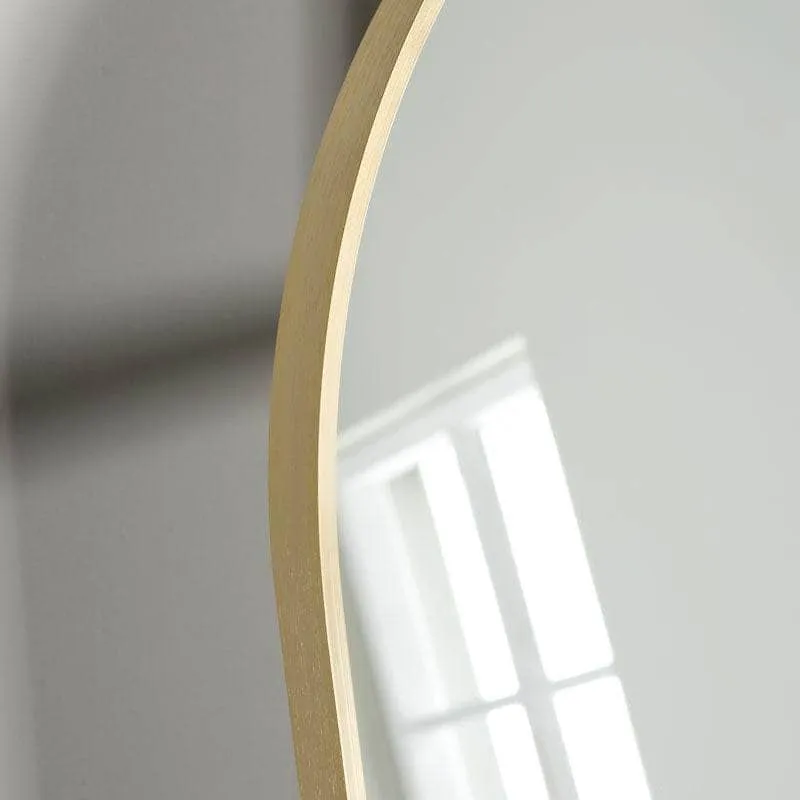 Gold Arch Top Mirror - 60 x 180cm