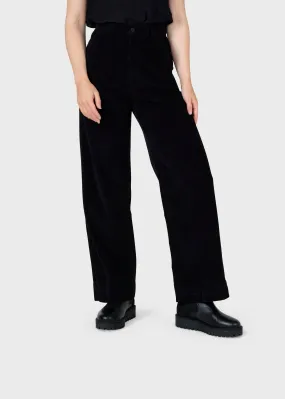 Lydia jumbo corduroy pants - Black