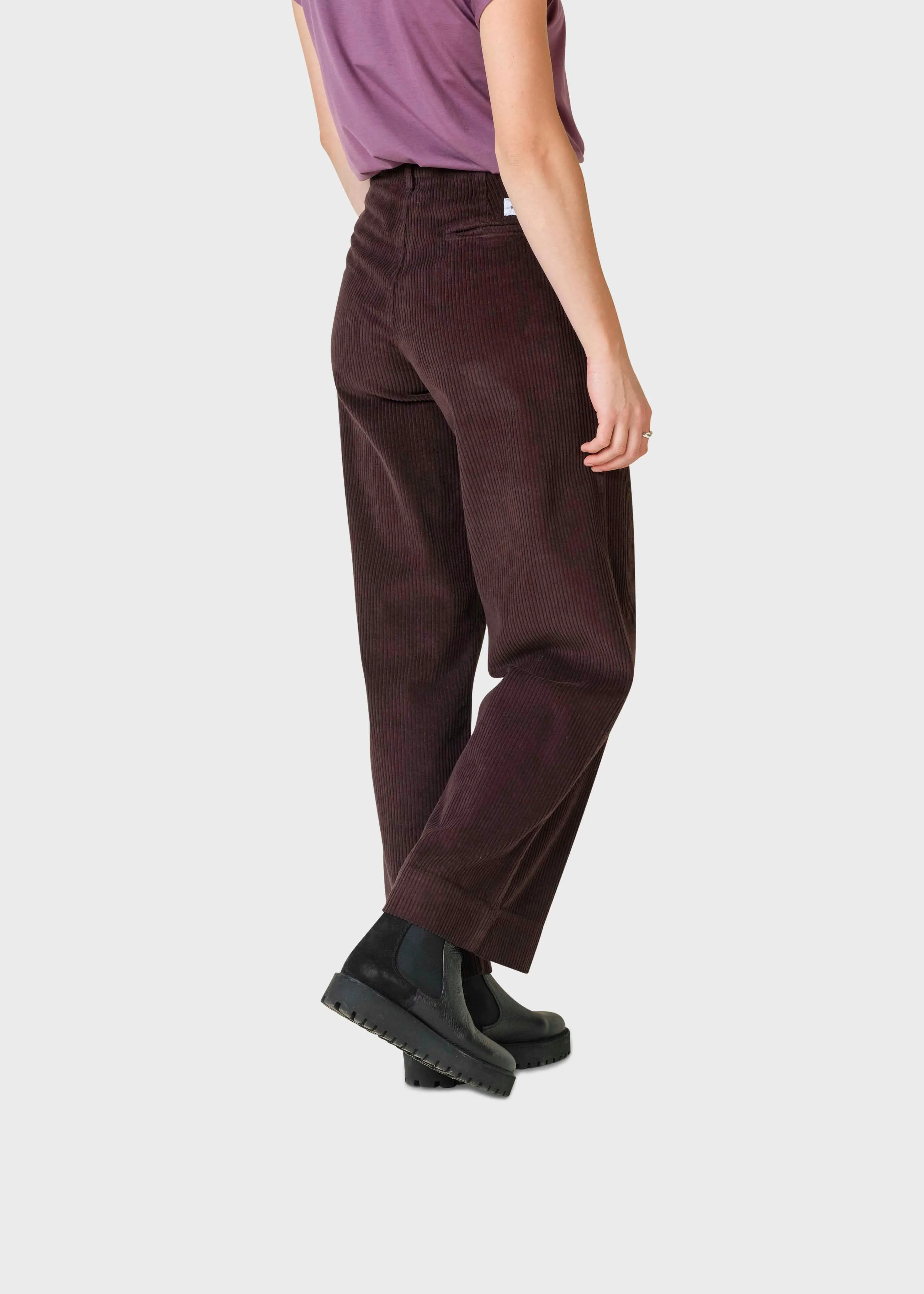 Lydia jumbo corduroy pants - Earth