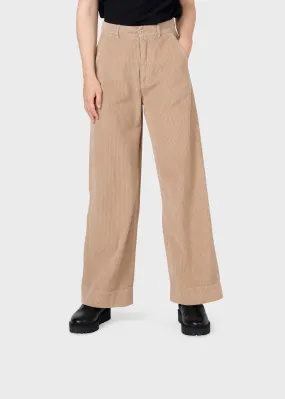 Lydia jumbo corduroy pants - Sand