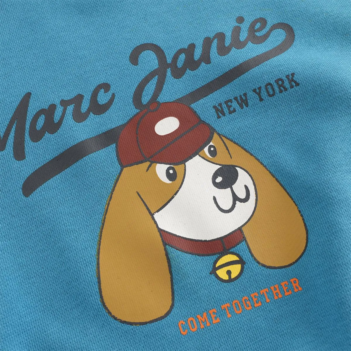 MARC & JANIE Boys Fun Puppy Loose Drop Shoulder Sweatshirt 240986