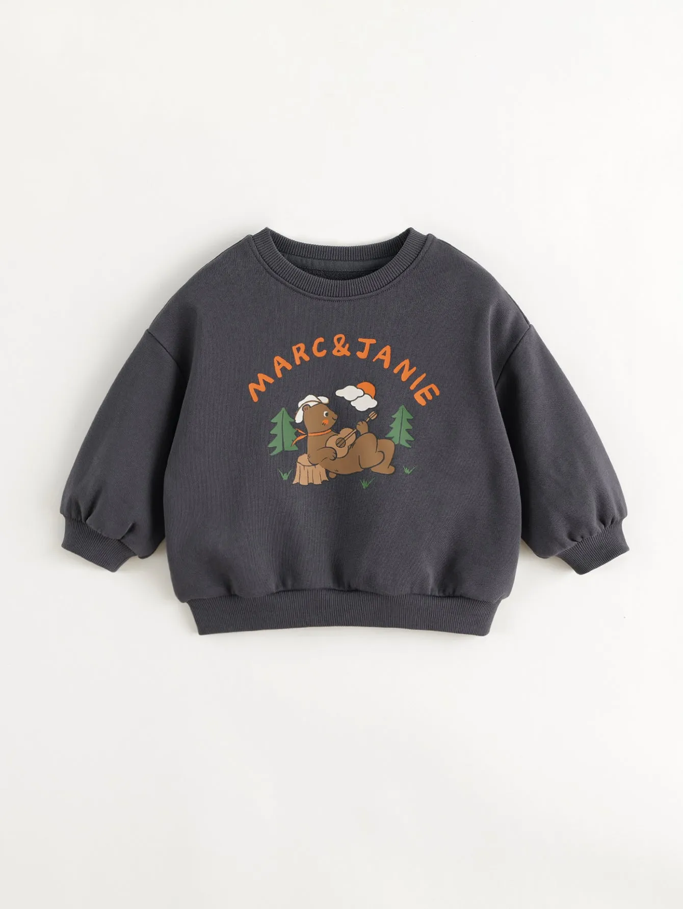 MARC & JANIE Boys Girls Crew Neck Printed Sweatshirt 240982
