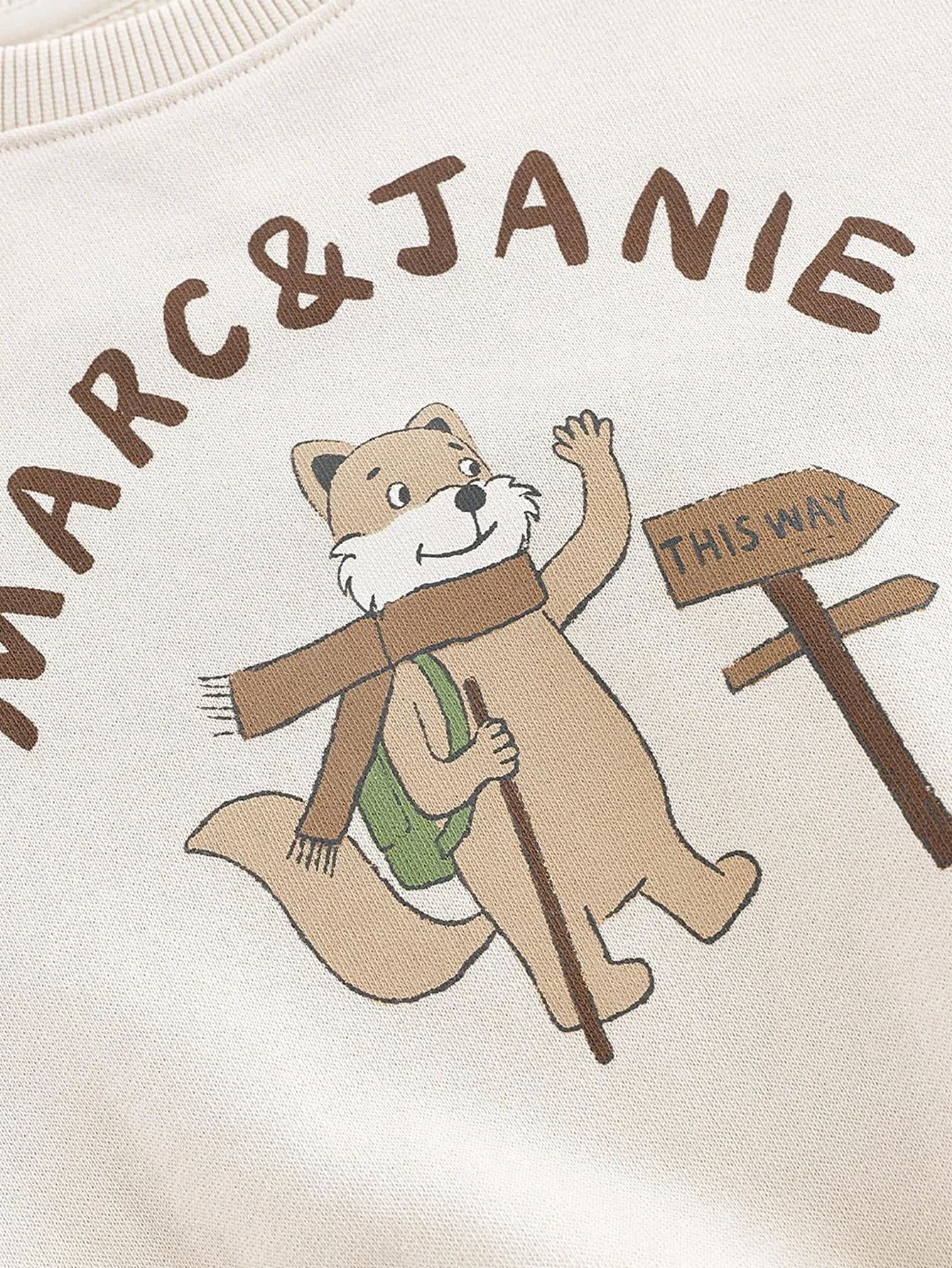 MARC & JANIE Boys Girls Crew Neck Printed Sweatshirt 240982