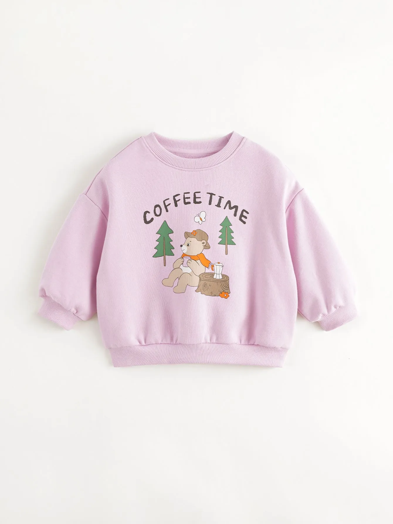 MARC & JANIE Boys Girls Crew Neck Printed Sweatshirt 240982