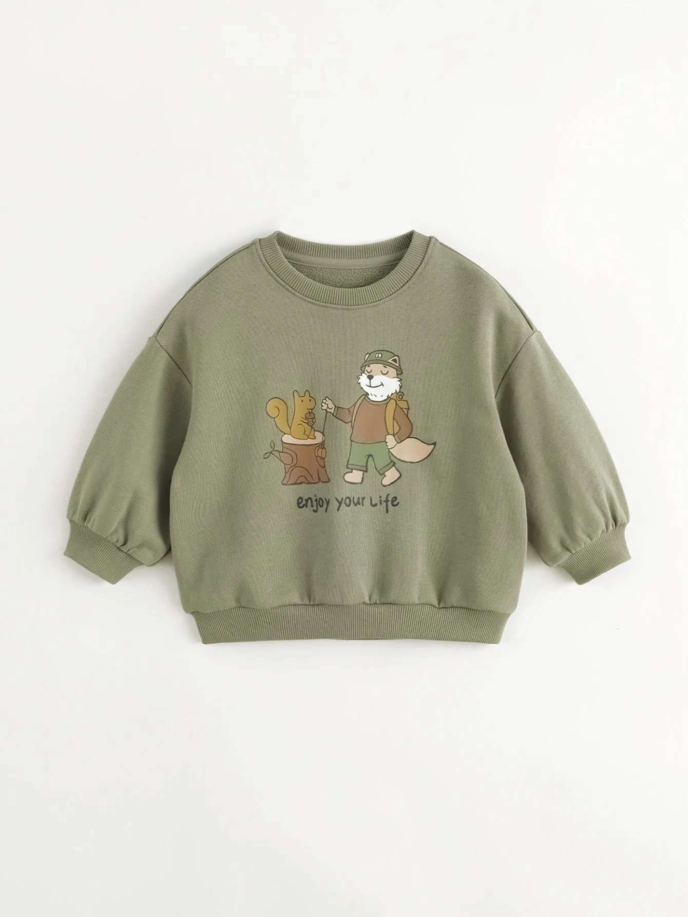 MARC & JANIE Boys Girls Crew Neck Printed Sweatshirt 240982