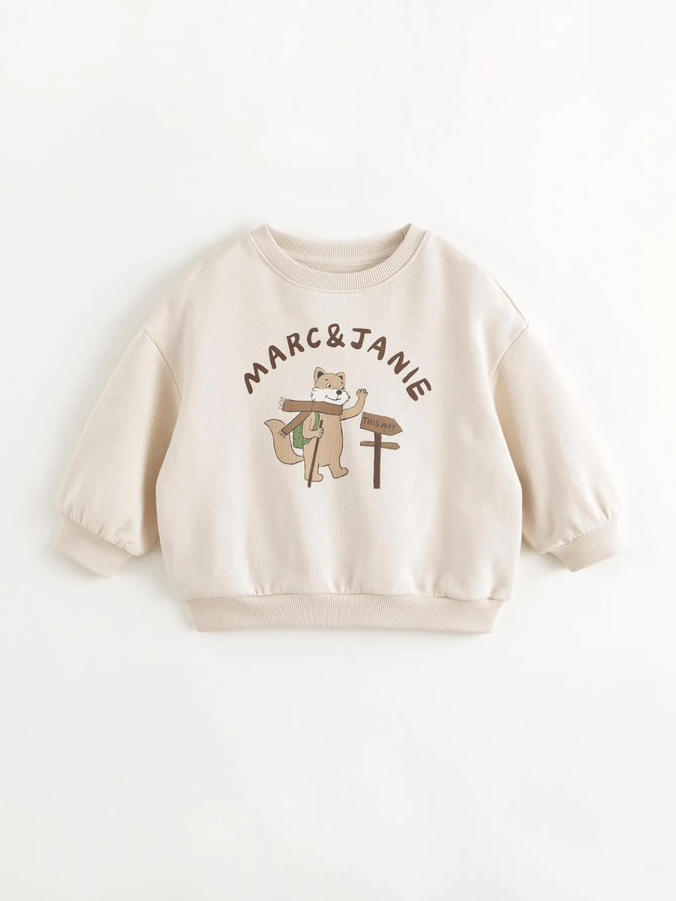 MARC & JANIE Boys Girls Crew Neck Printed Sweatshirt 240982