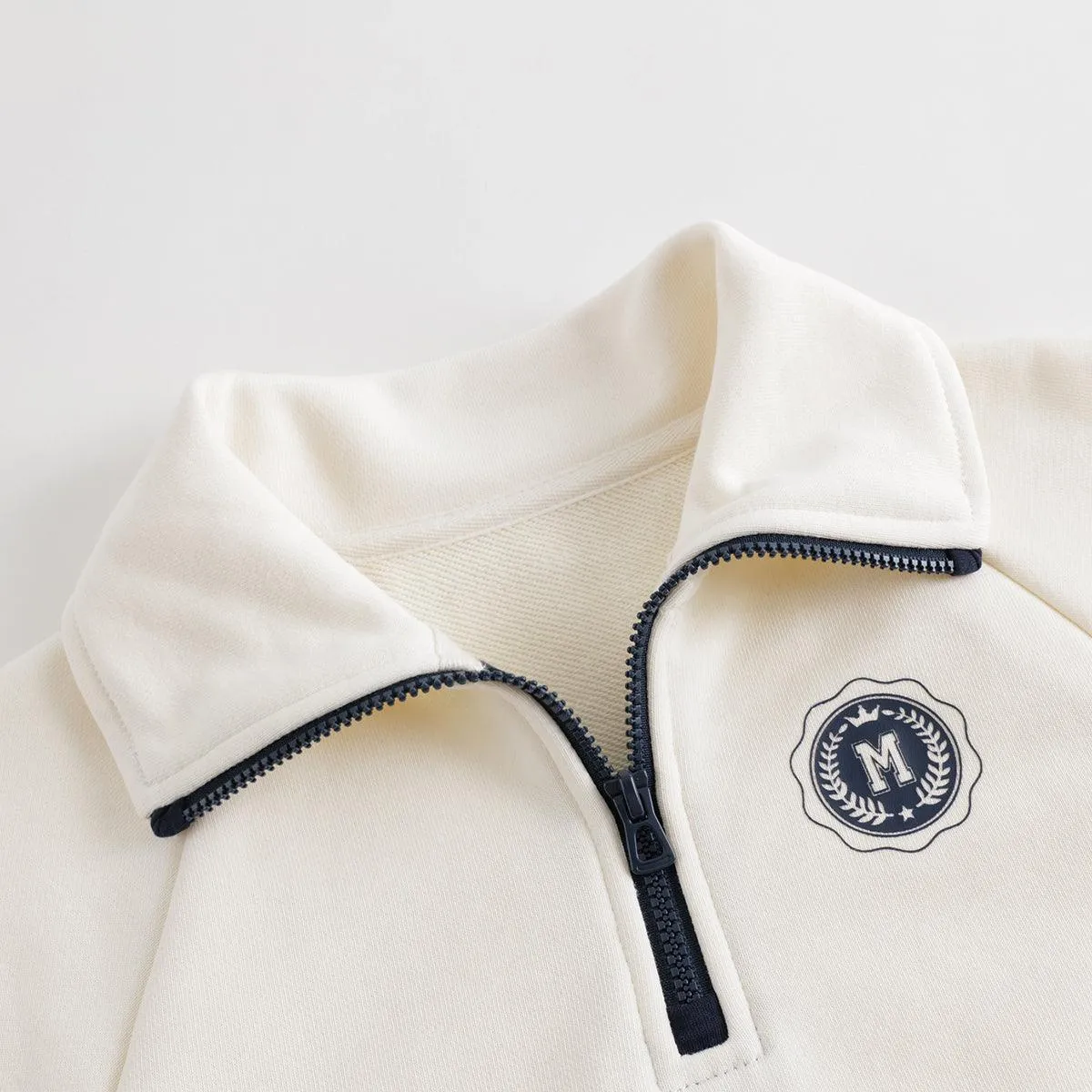 MARC & JANIE Boys Girls Lapel Sweatshirt 231210