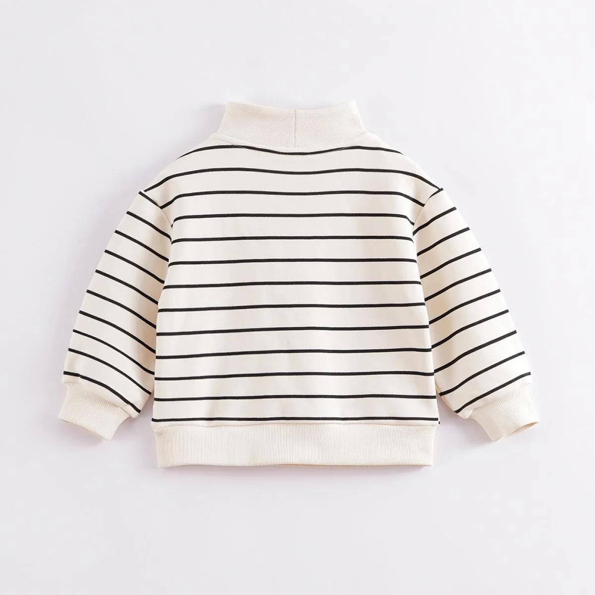 MARC & JANIE Boys Girls Striped Lapel Sweatshirt 231322