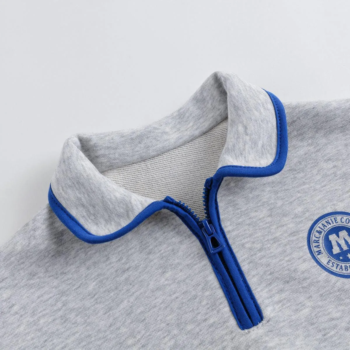 MARC & JANIE Boys Lapel Sports Sweatshirt Sets 231197
