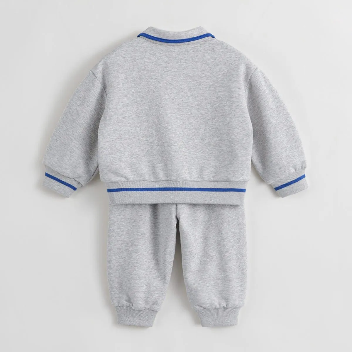 MARC & JANIE Boys Lapel Sports Sweatshirt Sets 231197