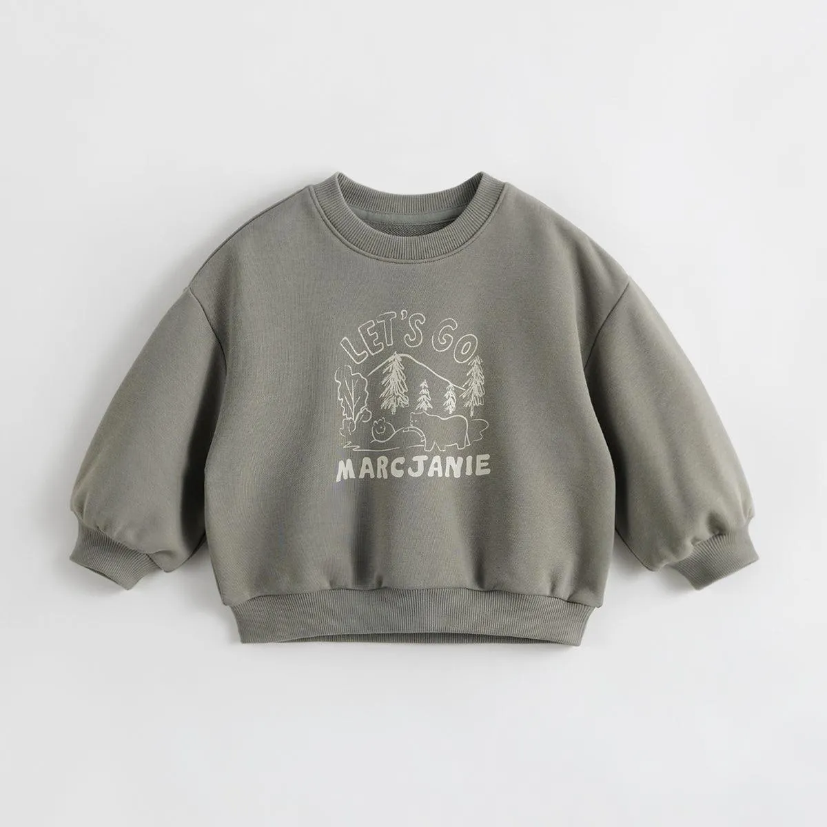 MARC & JANIE Boys Loose Shoulder Sweatshirt 231853