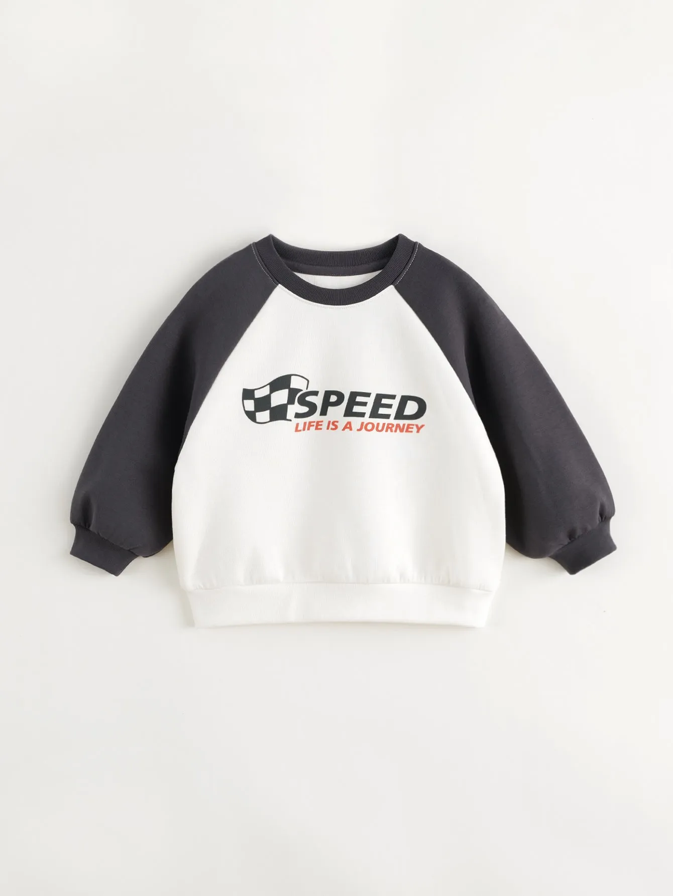 MARC & JANIE Boys Raglan Sleeve Sweatshirt 240996