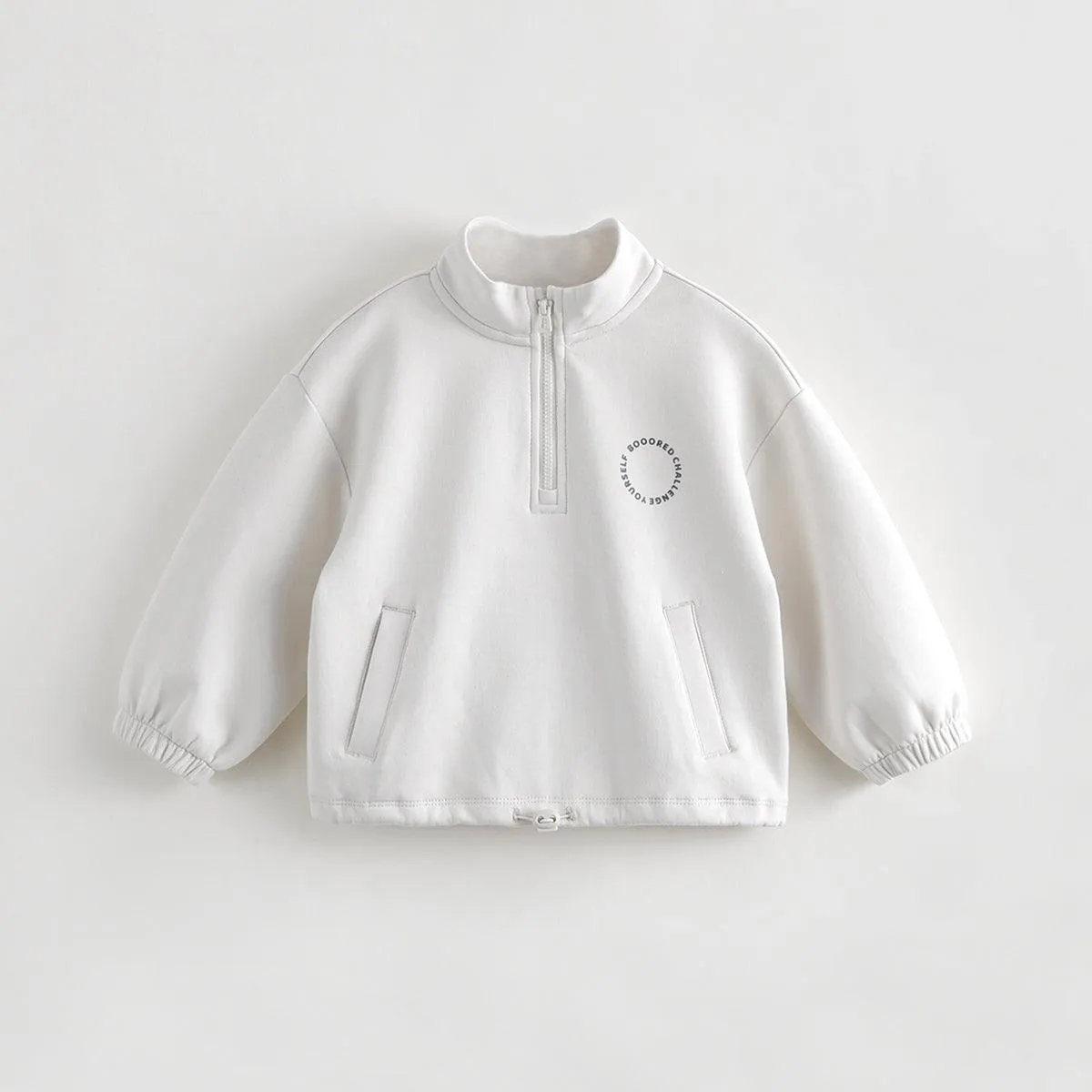 MARC & JANIE Boys Stand-up Collar Sweatshirt 231376