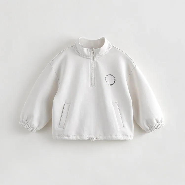 MARC & JANIE Boys Stand-up Collar Sweatshirt 231376