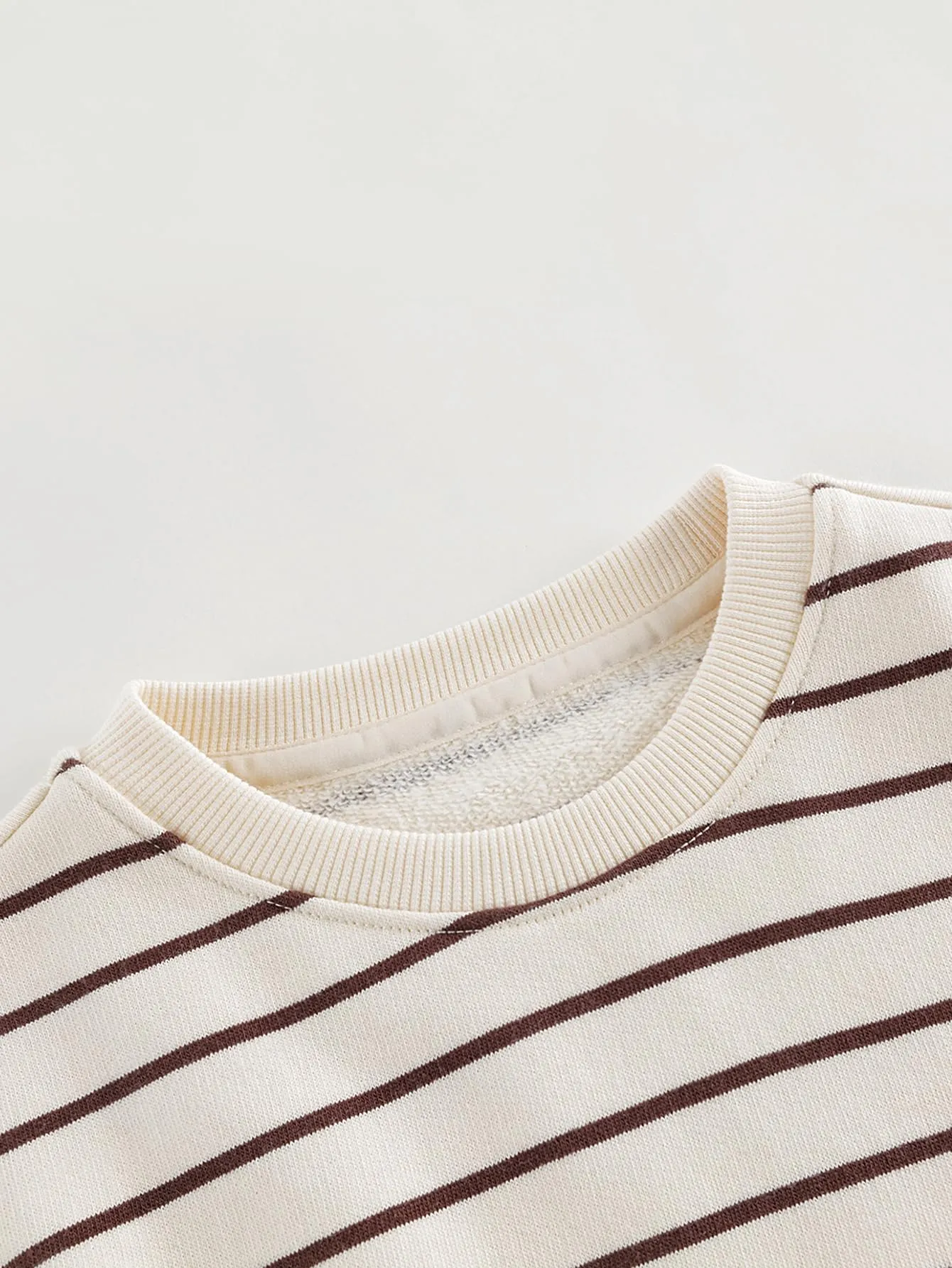 MARC & JANIE Boys Striped Crew Neck Sweatshirt 240997