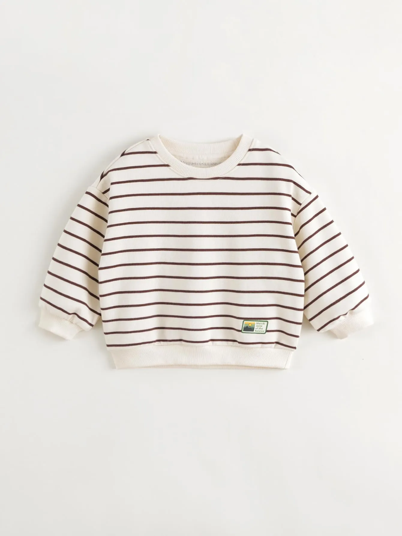 MARC & JANIE Boys Striped Crew Neck Sweatshirt 240997