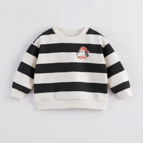 MARC & JANIE Boys Striped Drop-Shoulder Sweatshirt 221152