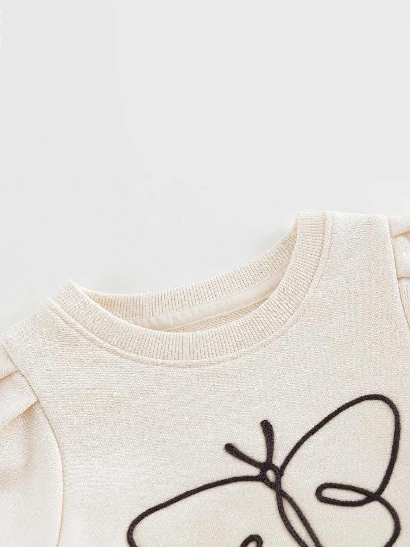 MARC & JANIE Girls Butterfly Printed Loose Sweatshirt 241092