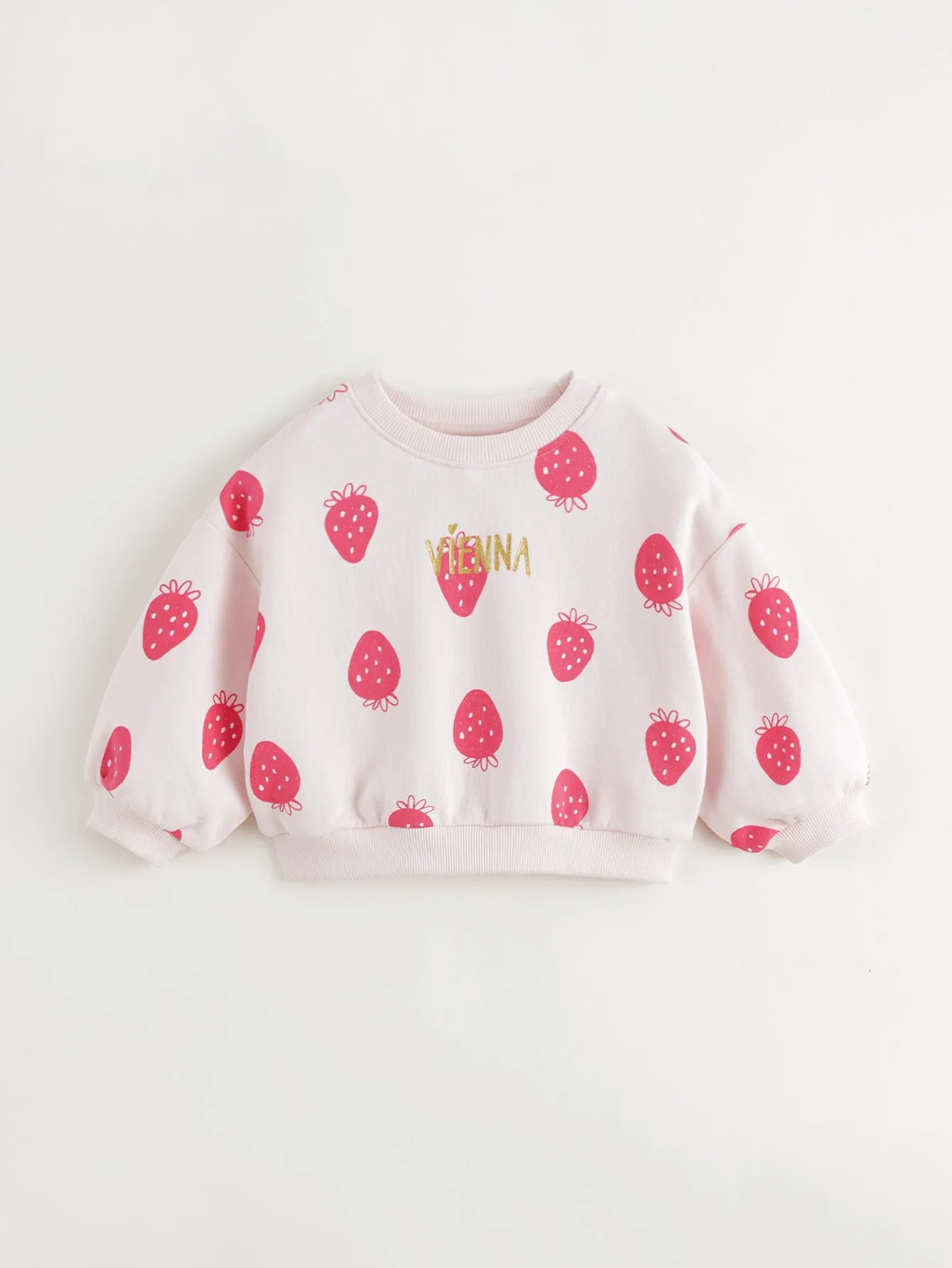 MARC & JANIE Girls Printed Crew Neck Sweatshirt 240972