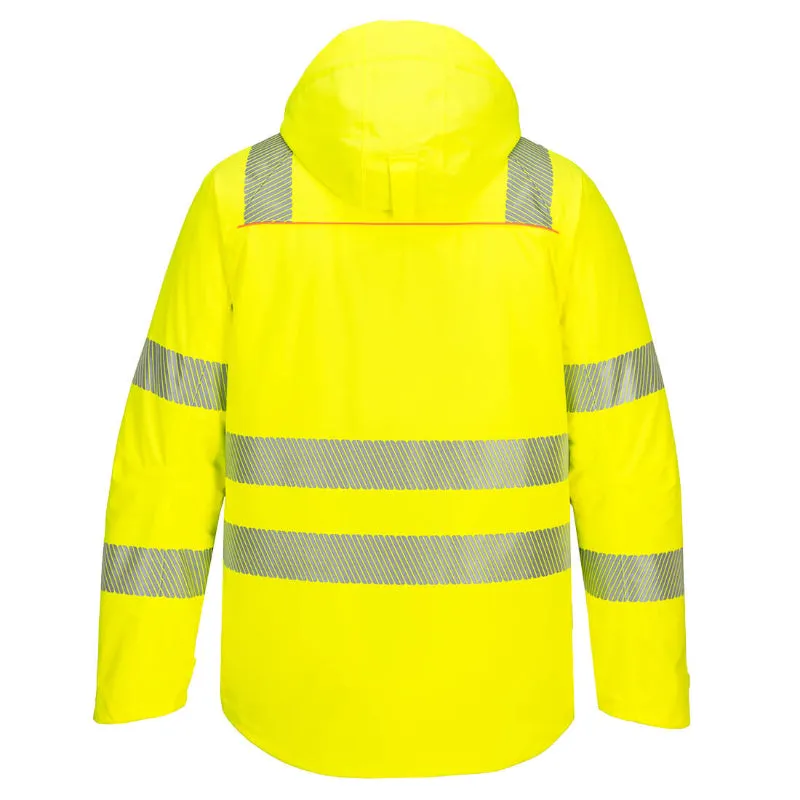 Portwest® DX4 Hi Vis Waterproof Winter Safety Jacket - ANSI Class 3 - DX461