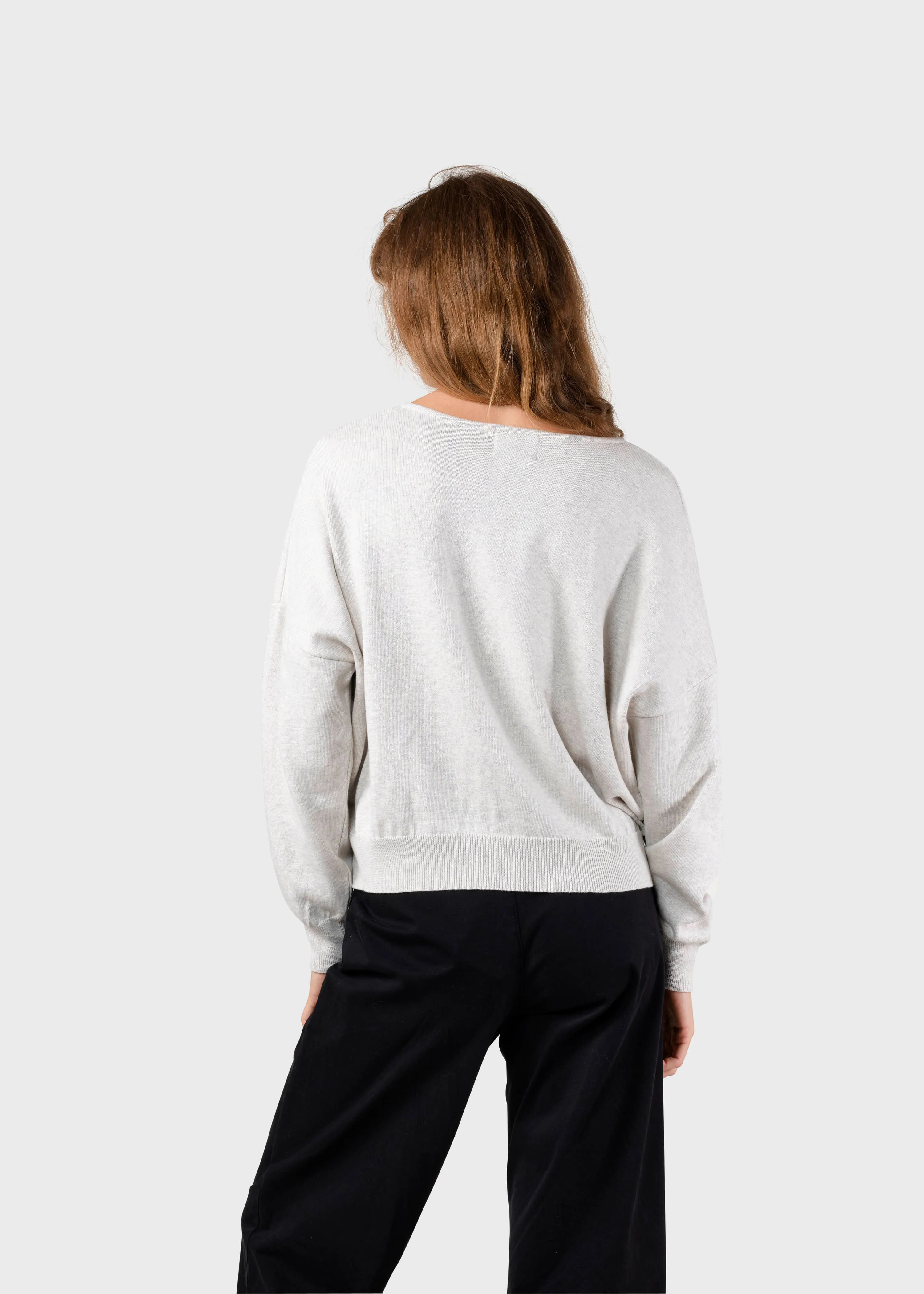 Randi knit - Cream melange