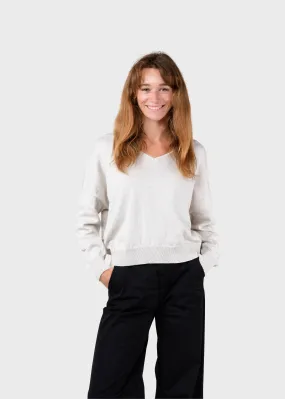 Randi knit - Cream melange