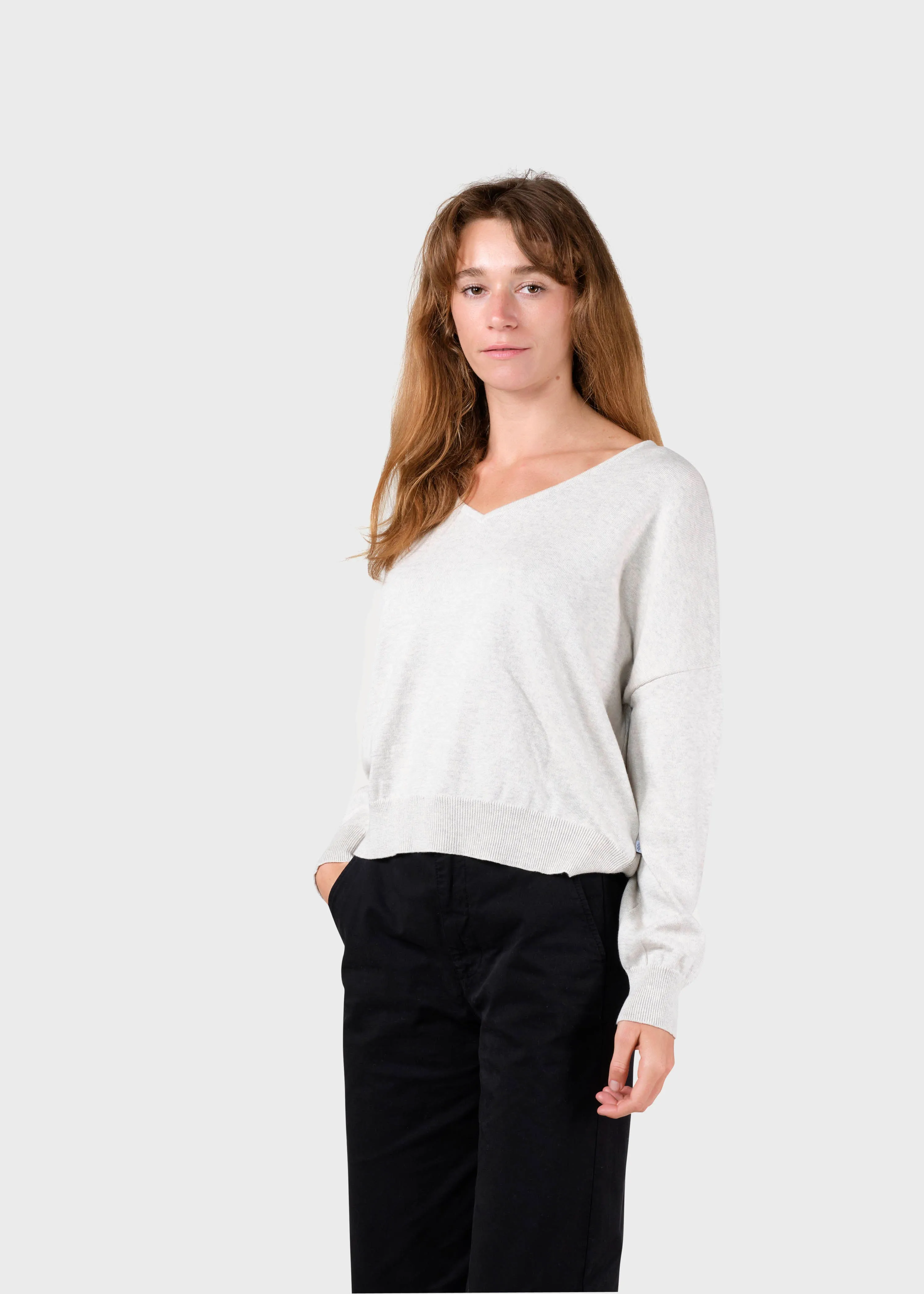 Randi knit - Cream melange