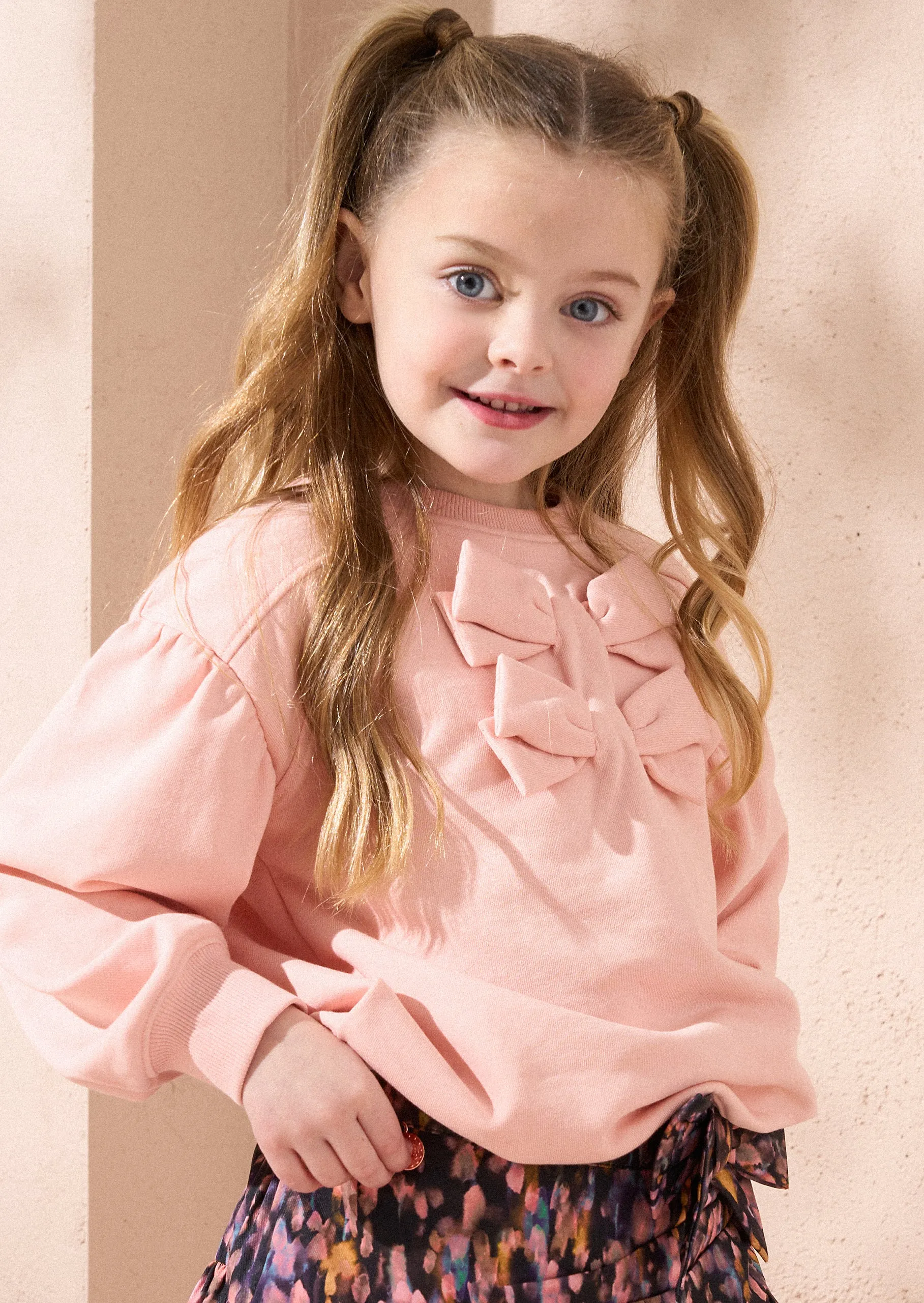 Ruthie Pink Bow Sweatshirt