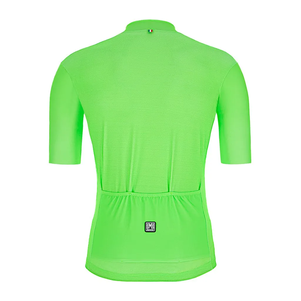 Santini Colore Jersey (Fluo Green)