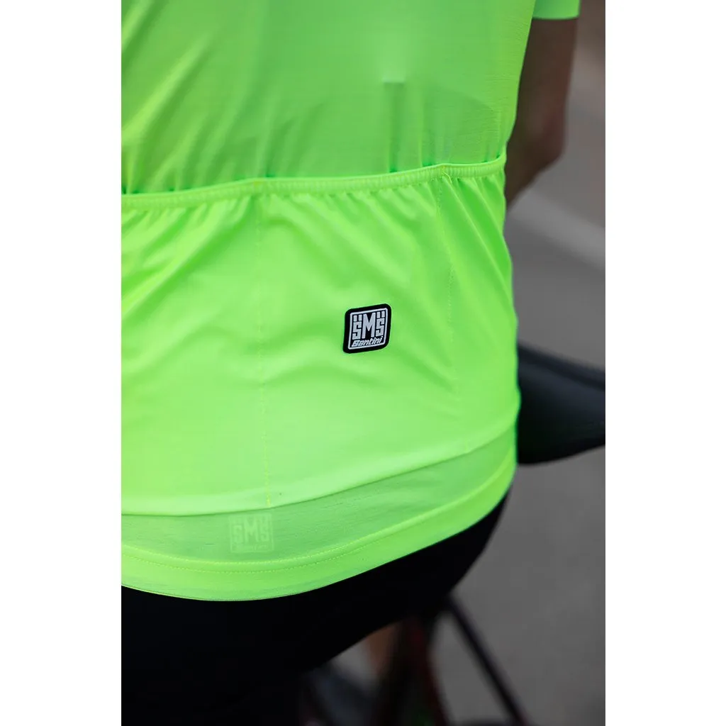 Santini Colore Jersey (Fluo Green)