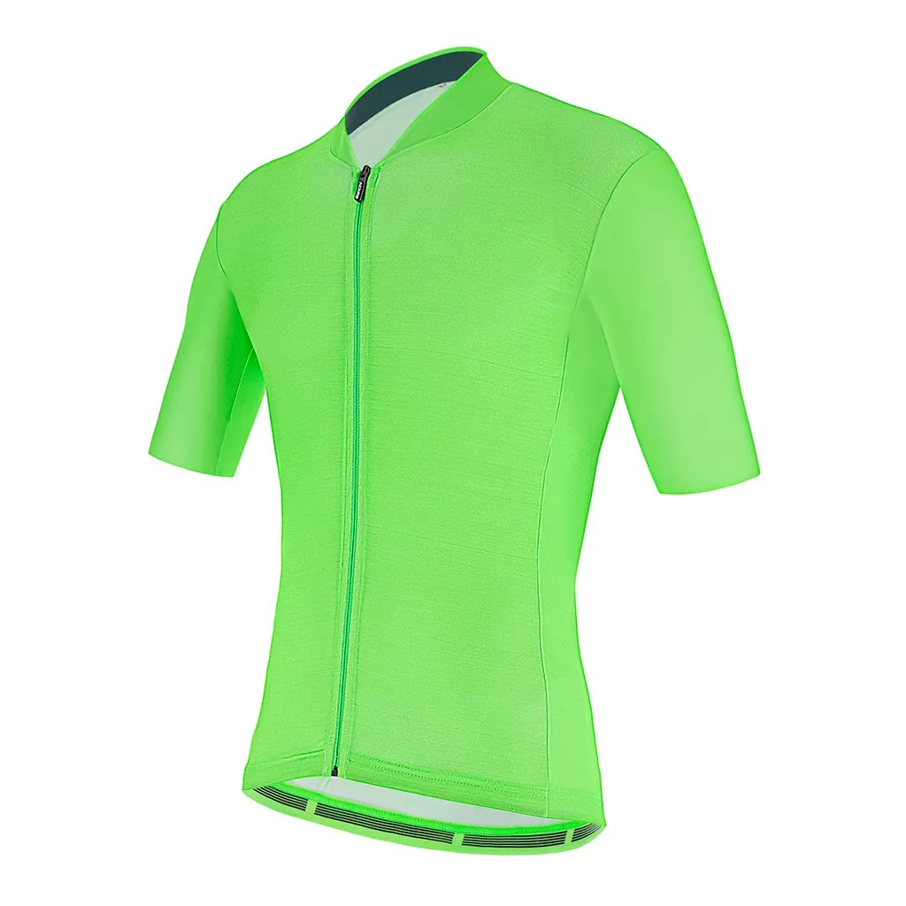 Santini Colore Jersey (Fluo Green)