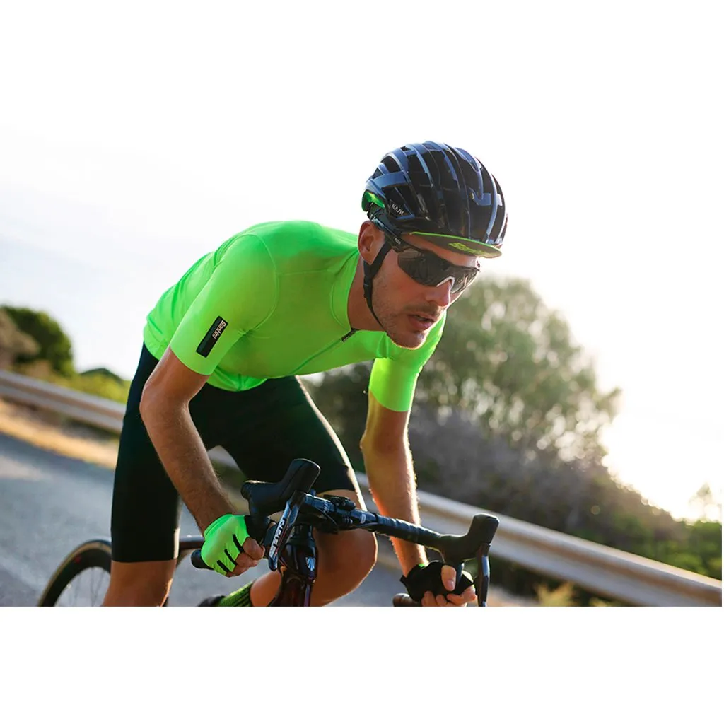 Santini Colore Jersey (Fluo Green)