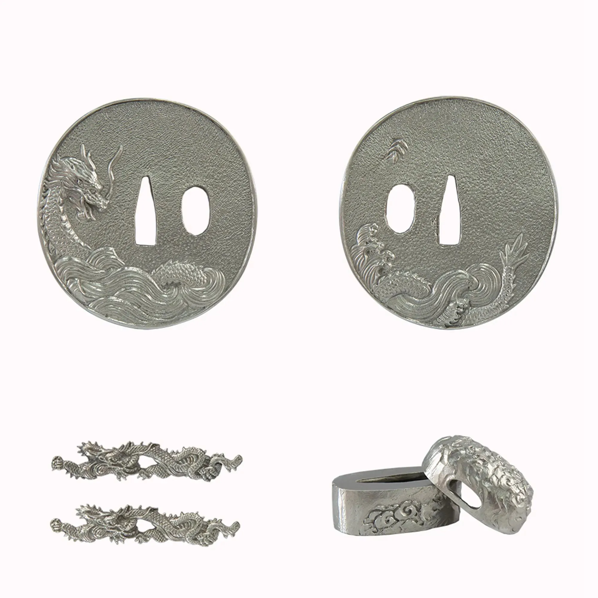 White Copper Tsuba